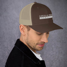 Load image into Gallery viewer, Catch-A-Dream Trucker Cap (White Wordmark)