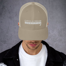 Load image into Gallery viewer, Catch-A-Dream Trucker Cap (White Wordmark)
