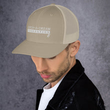 Load image into Gallery viewer, Catch-A-Dream Trucker Cap (White Wordmark)