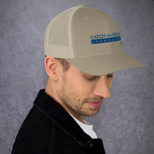 Load image into Gallery viewer, Catch-A-Dream Trucker Cap (Blue Wordmark)