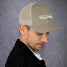 Load image into Gallery viewer, Catch-A-Dream Trucker Cap (White Wordmark)