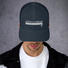 Load image into Gallery viewer, Catch-A-Dream Trucker Cap (White Wordmark)