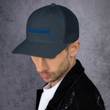 Load image into Gallery viewer, Catch-A-Dream Trucker Cap (Blue Wordmark)