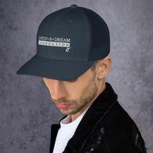 Load image into Gallery viewer, Catch-A-Dream Trucker Cap (White Wordmark)