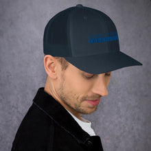 Load image into Gallery viewer, Catch-A-Dream Trucker Cap (Blue Wordmark)