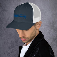 Load image into Gallery viewer, Catch-A-Dream Trucker Cap (Blue Wordmark)