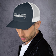 Load image into Gallery viewer, Catch-A-Dream Trucker Cap (White Wordmark)