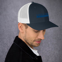 Load image into Gallery viewer, Catch-A-Dream Trucker Cap (Blue Wordmark)