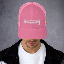 Load image into Gallery viewer, Catch-A-Dream Trucker Cap (White Wordmark)