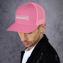 Load image into Gallery viewer, Catch-A-Dream Trucker Cap (White Wordmark)