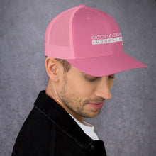 Load image into Gallery viewer, Catch-A-Dream Trucker Cap (White Wordmark)
