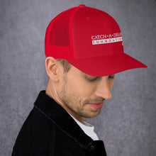 Load image into Gallery viewer, Catch-A-Dream Trucker Cap (White Wordmark)