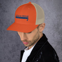 Load image into Gallery viewer, Catch-A-Dream Trucker Cap (Blue Wordmark)