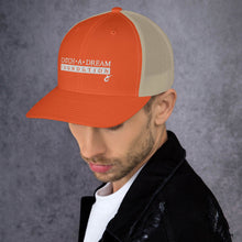 Load image into Gallery viewer, Catch-A-Dream Trucker Cap (White Wordmark)