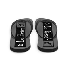 Load image into Gallery viewer, Grey Marlin Flip-Flops