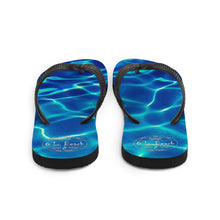 Load image into Gallery viewer, Dark Reflections Flip-Flops Reflections