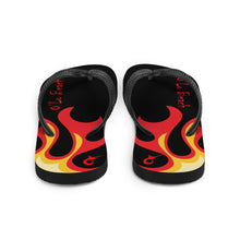 Load image into Gallery viewer, Flames Flip-Flops