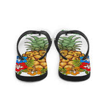 Load image into Gallery viewer, Pineapple Flip-Flops (White)