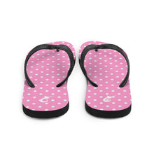Load image into Gallery viewer, Polka Pink Flip-Flops