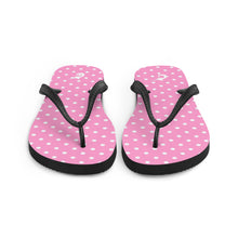 Load image into Gallery viewer, Polka Pink Flip-Flops
