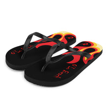 Load image into Gallery viewer, Flames Flip-Flops