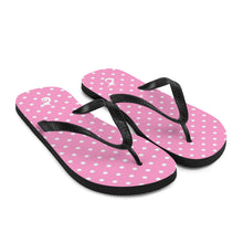 Load image into Gallery viewer, Polka Pink Flip-Flops