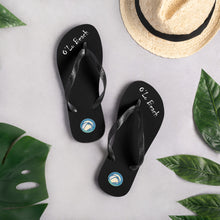 Load image into Gallery viewer, Catch-A-Dream Flip-Flops Round (Black) copy