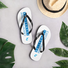Load image into Gallery viewer, Catch-A-Dream Flip-Flops Wordmark (White)