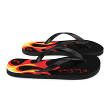 Load image into Gallery viewer, Flames Flip-Flops