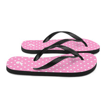 Load image into Gallery viewer, Polka Pink Flip-Flops
