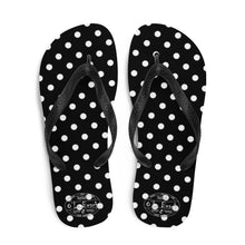 Load image into Gallery viewer, Seeing Spots Polka Dots Flip-Flops