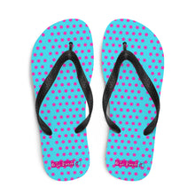 Load image into Gallery viewer, Passion Polka Flip-Flops