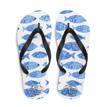 Load image into Gallery viewer, Here Fishy Fishy Flip-Flops