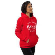 Load image into Gallery viewer, Fleece hoodie Beach Happy