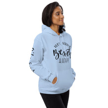 Load image into Gallery viewer, Fleece hoodie Beach Happy