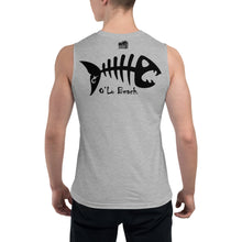 Load image into Gallery viewer, Muscle Shirt Fish Bone TNT Fishing Charters