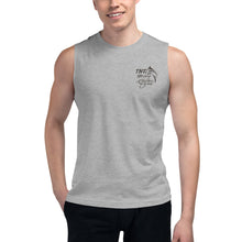 Load image into Gallery viewer, Muscle Shirt Fish Bone TNT Fishing Charters