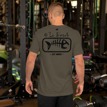 Load image into Gallery viewer, Short-Sleeve Fish Bone TNT Fishing Charter