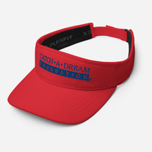 Load image into Gallery viewer, Catch-A-Dream Visor (Blue Wordmark)