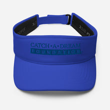 Load image into Gallery viewer, Catch-A-Dream Visor (Blue Wordmark)