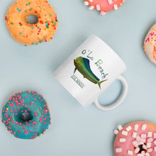 Load image into Gallery viewer, White glossy mug Mahi Mahi