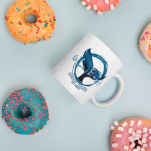 Load image into Gallery viewer, White glossy mug Whale Tail