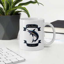 Load image into Gallery viewer, White glossy mug Marlin