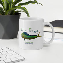 Load image into Gallery viewer, White glossy mug Mahi Mahi