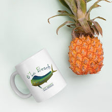 Load image into Gallery viewer, White glossy mug Mahi Mahi