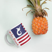 Load image into Gallery viewer, White glossy mug O'Lo Merica