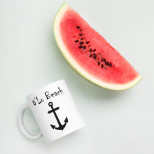 Load image into Gallery viewer, White glossy mug Anchor