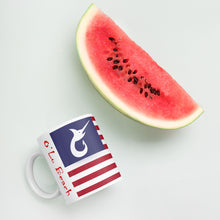 Load image into Gallery viewer, White glossy mug O'Lo Merica