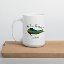 Load image into Gallery viewer, White glossy mug Mahi Mahi