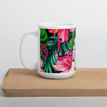 Load image into Gallery viewer, White glossy mug Hawaiian